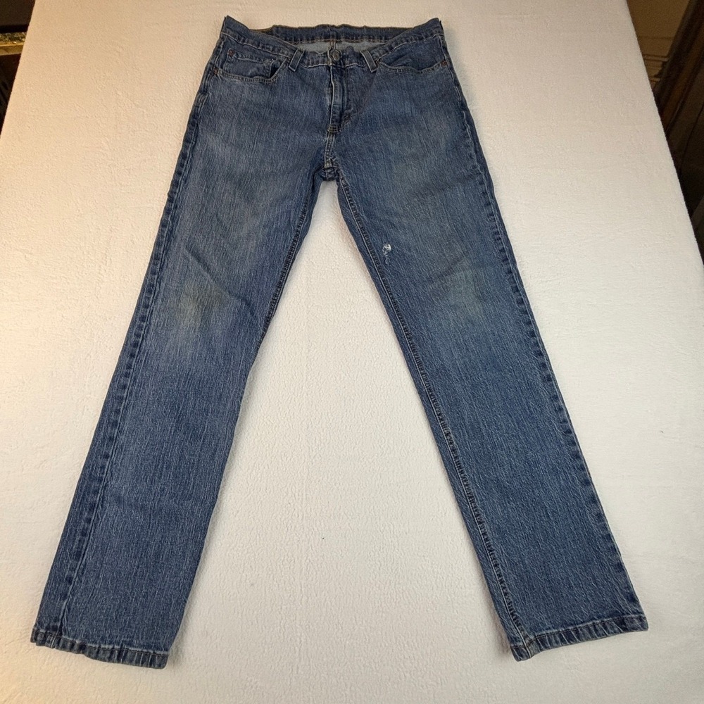 Levi's 541 Medium Blue Wash Athletic Taper Jeans 34x32 (34x30 ACTUAL)